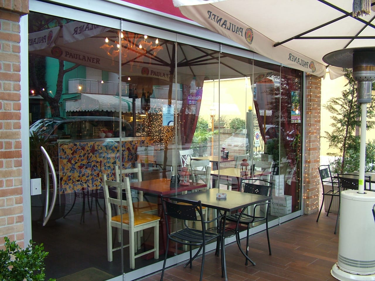 Un sistema ottimo per pub e bar e ristoranti, esterno ed interno del locale si scambieranno i ruoli in pochi secondi Un sistema ottimo per pub e bar e ristoranti, esterno ed interno del locale si scambieranno i ruoli in pochi secondi